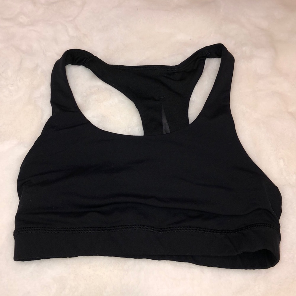 Lululemon Racerback Sports Bra Black size 4